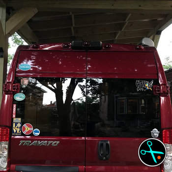 Mini USA Tracker handmade vinyl decal photo 2