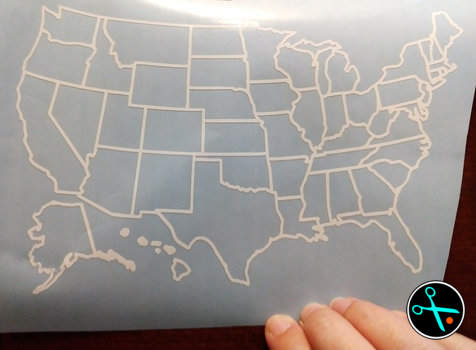 Mini USA Tracker handmade vinyl decal photo 6