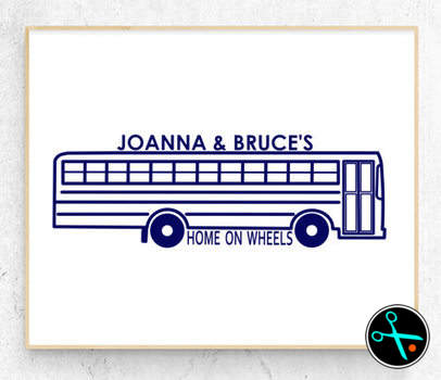 Skoolie HOW Decal handmade vinyl decal photo 1