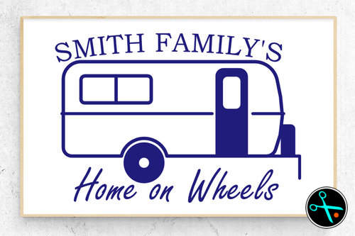 Round Camper HOW Decal handmade vinyl decal photo 1
