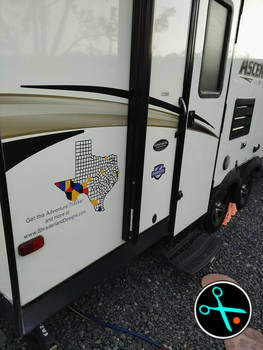 Texas Adventure Tracker handmade vinyl decal photo 4