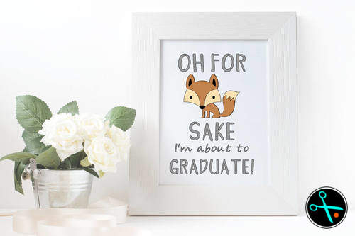 For Fox Sake- Graduating handmade design photo 1