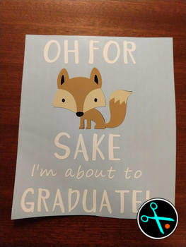 For Fox Sake- Graduating handmade design photo 8