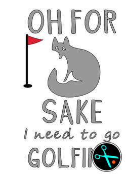 For Fox Sake - Golfing handmade design photo 4