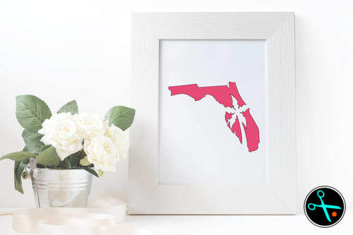 Palm Tree Florida Decal handmade vinyl decal photo 1