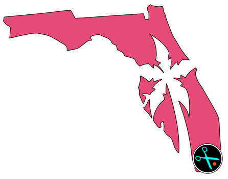 Palm Tree Florida Decal handmade vinyl decal photo 3