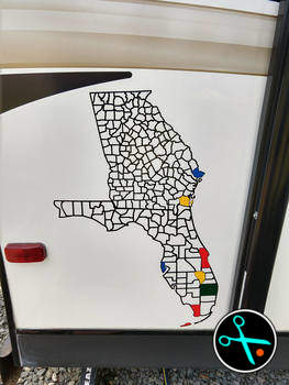 SM GA Adventure Tracker handmade vinyl decal photo 5