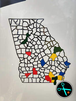 LG GA Adventure Tracker handmade vinyl decal photo 3