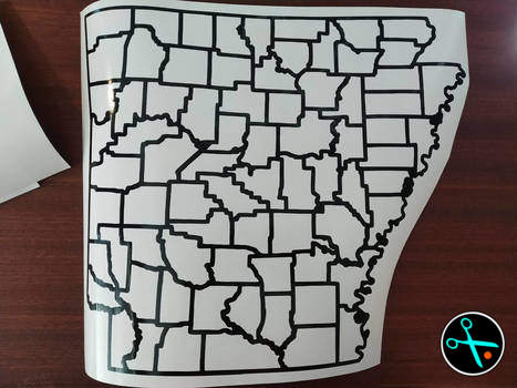 AR Adventure Tracker handmade vinyl decal photo 3