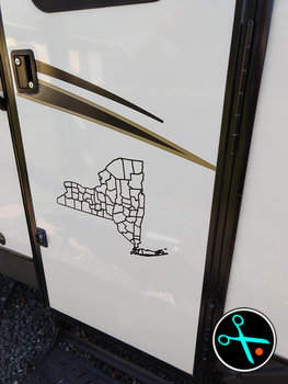 NY Adventure Tracker handmade vinyl decal photo 4