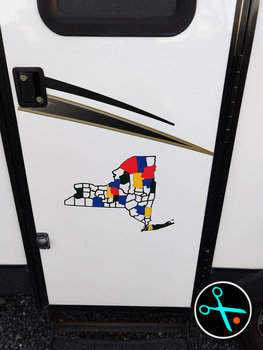 NY Adventure Tracker handmade vinyl decal photo 5