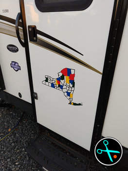 NY Adventure Tracker handmade vinyl decal photo 8