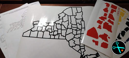 NY Adventure Tracker handmade vinyl decal photo 9