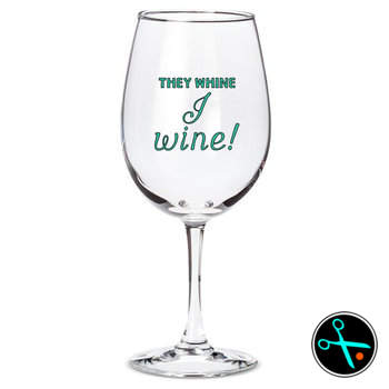 They whine I wine decal handmade design photo 5