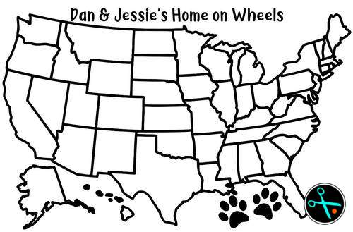 18" USA Adventure Tracker handmade vinyl decal photo 8
