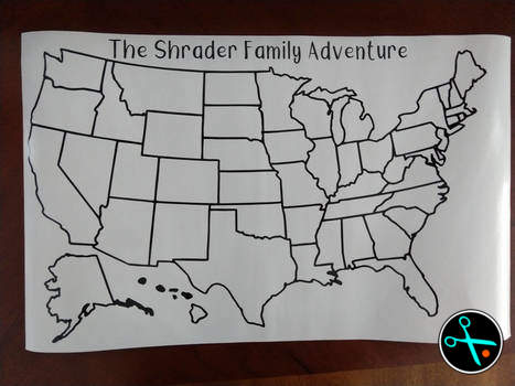 18" USA Adventure Tracker handmade vinyl decal photo 9
