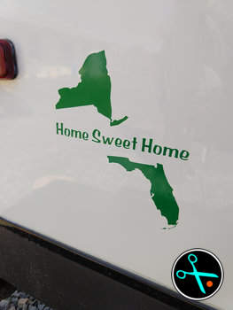 Home Sweet Home Decal handmade design photo 1