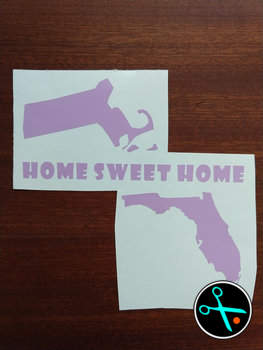 Home Sweet Home Decal handmade design photo 2