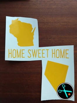 Home Sweet Home Decal handmade design photo 3
