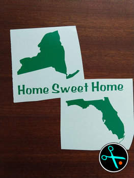 Home Sweet Home Decal handmade design photo 6
