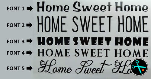 Home Sweet Home Decal handmade design photo 9