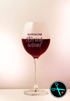 Save Water Decal handmade design photo 2