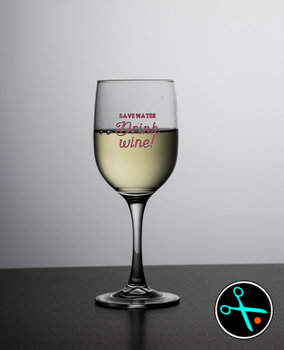 Save Water Decal handmade design photo 8