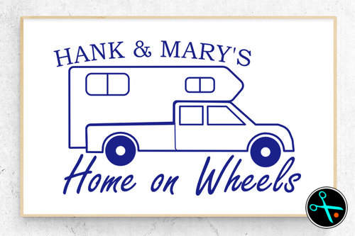 Truck Camper HOW Decal handmade vinyl decal photo 1
