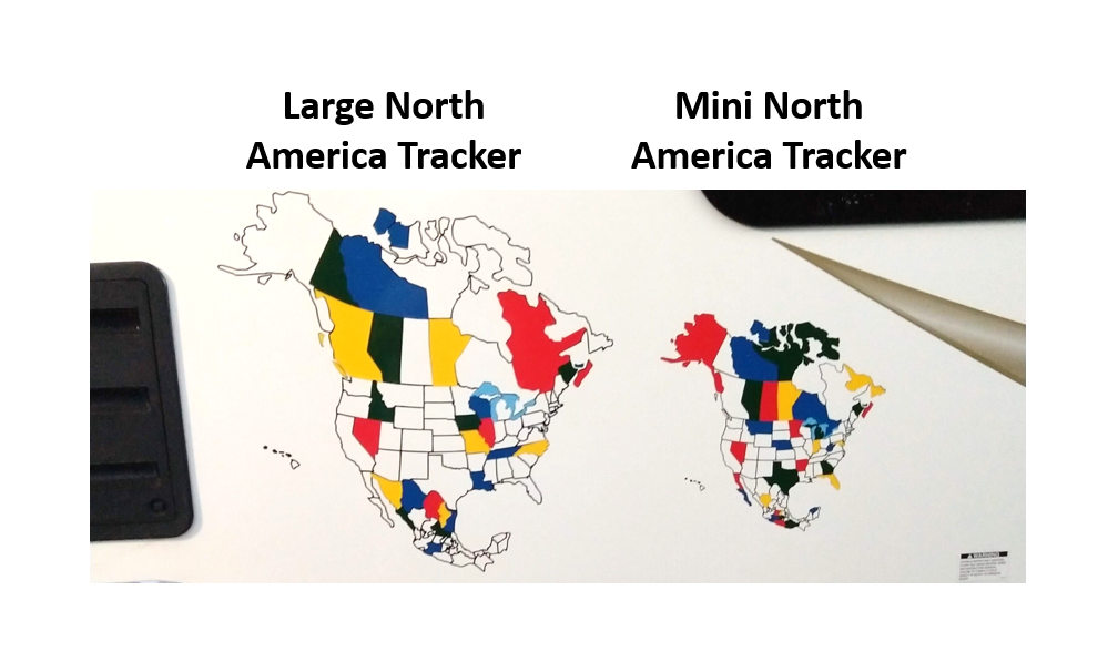 21" North America Tracker handmade vinyl decal photo 6