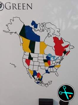 21" North America Tracker handmade vinyl decal photo 1