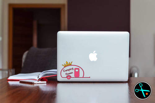 Camping Queen Decal handmade vinyl decal photo 1