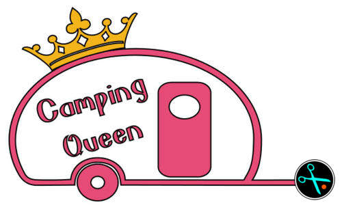 Camping Queen Decal handmade vinyl decal photo 2