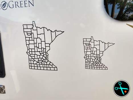 MN Adventure Tracker handmade vinyl decal photo 1