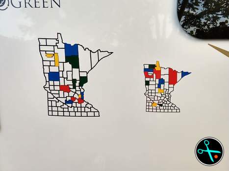 MN Adventure Tracker handmade vinyl decal photo 2