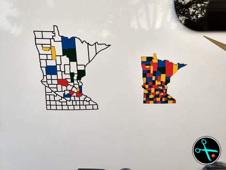 MN Adventure Tracker handmade vinyl decal photo 5