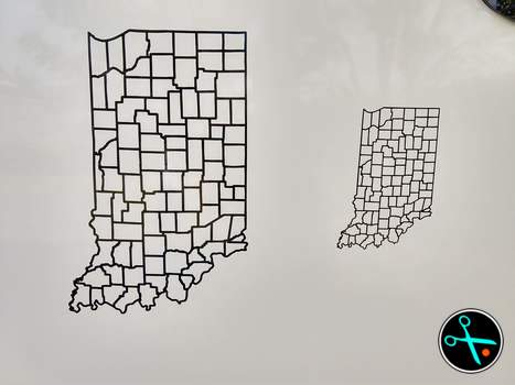 Indiana Adventure Tracker handmade vinyl decal photo 3