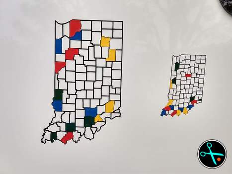 Indiana Adventure Tracker handmade vinyl decal photo 5