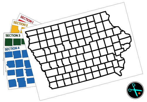 Iowa Adventure Tracker handmade vinyl decal photo 2