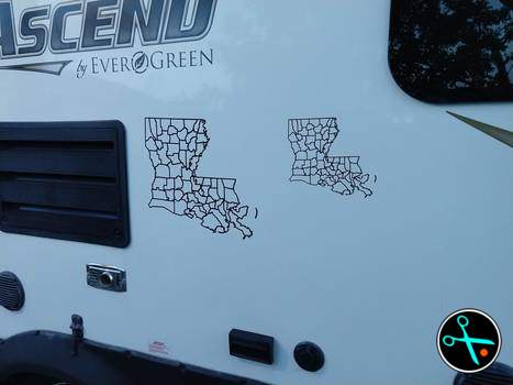 LA Adventure Tracker handmade vinyl decal photo 3