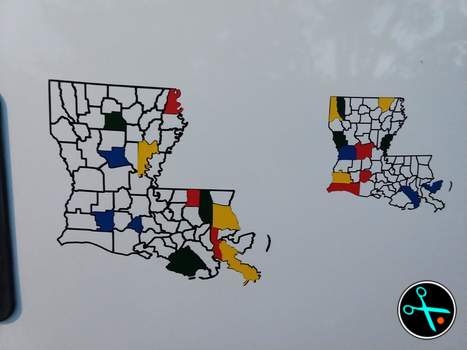 LA Adventure Tracker handmade vinyl decal photo 6