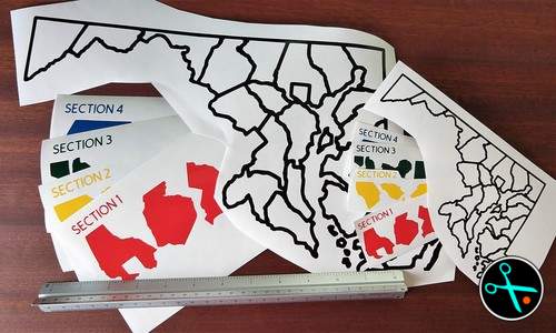 Maryland Adventure Tracker handmade vinyl decal photo 2