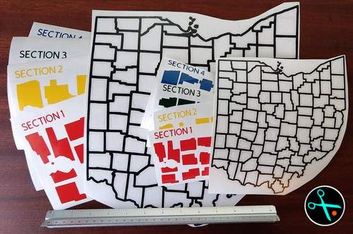 Ohio Adventure Tracker handmade vinyl decal photo 2