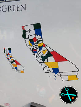 CA Adventure Tracker handmade vinyl decal photo 1