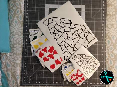 SC Adventure Tracker handmade vinyl decal photo 2