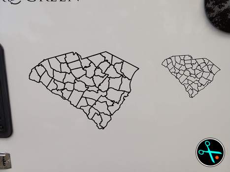 SC Adventure Tracker handmade vinyl decal photo 3