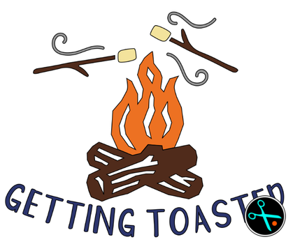 Getting Toasted Decal handmade vinyl decal photo 1