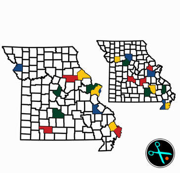 Missouri Adventure Tracker handmade vinyl decal photo 1