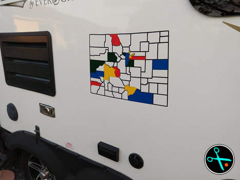 CO Adventure Tracker handmade vinyl decal photo 2