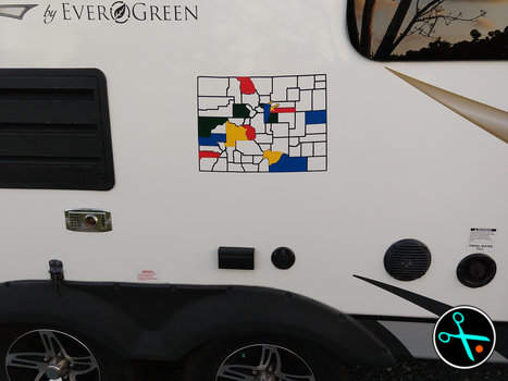 CO Adventure Tracker handmade vinyl decal photo 6